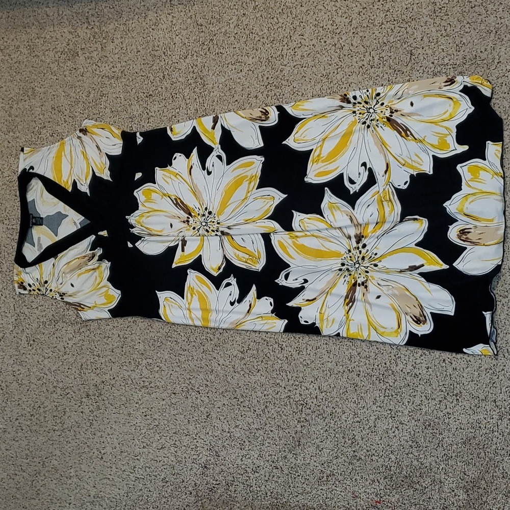 NWOT Enfocus Studio Floral Long Maxi Summer Dress